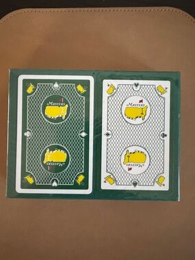 Masters Playing Cards - Green, White and Yellow Back Set
